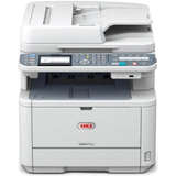 OKIDATA Oki MB491 LED Multifunction Printer - Monochrome - Plain Paper Print - Desktop