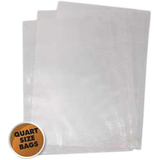 WESTON Weston Commercial Grade Vacuum Bags - 8in x12in (100 Bags)