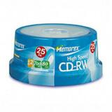 25PK MEMOREX CDRW 700MB-80MIN  SPINDLE