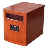 World Marketing QEH1500 CG Infrared Quartz Heater Oak