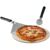 MR BAR B Q Mr. Bar.B.Q Grill Stone Pizza Set