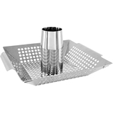 Mr. Bar.B.Q Stainless Steel Wok & Chicken Roaster Combo