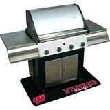 MR BAR B Q Mr. Bar.B.Q Wisconsin Badgers Grill Mat