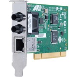 ALLIED TELESYN Allied Telesis 100Mbps Fast Ethernet Dual-Port Fiber and Copper Network Interface Card