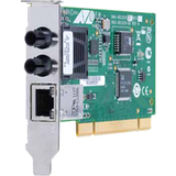 ALLIED TELESIS INC. Allied Telesis 100Mbps Fast Ethernet Dual-Port Fiber and Copper Network Interface Card