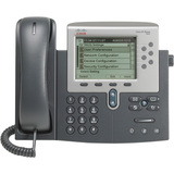 Cisco Unified 7962G IP Phone - Cable - Wall Mountable, Desktop - Silve - CP7962GBE
