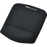 FELLOWES Fellowes PlushTouch Mouse Pad/Wrist Rest with FoamFusion Technology - Black