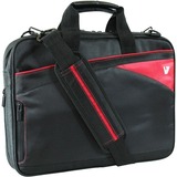 V7 14.1" Edge Ultra Slim Laptop Bag with Red Trim - CTD69N