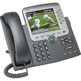 Cisco Unified 7975G IP Phone - Cable - Wall Mountable, Desktop - Silve - CP7975GBE