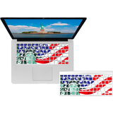 KB COVERS KB Covers Statue of Liberty/American Flag Keyboard Cover for MacBook/Air 13/Pro (2008+)/Retina & Wireless