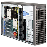 SUPERMICRO Supermicro SuperWorkstation 7047AX-TRF Barebone System - 4U Tower - Intel C602 Chipset - Socket R LGA-2011 - 2 x Processor Support - Black