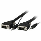 COMPREHENSIVE Comprehensive HR Pro Series VGA w/Audio HD15 pin Plug to Plug Cable 12ft