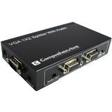 COMPREHENSIVE Comprehensive 1x2 VGA Splitter with Audio High Bandwidth 1080p
