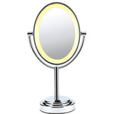 Conair Oval Polished Chrome Double Sided Illuminated Mirror - BE47X