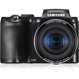 Samsung WB100 16.2 Megapixel Compact Camera - Black - ECWB100ZBABUS