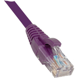 WELTRON Weltron 14ft Cat5E Purple Patch Cable w/ Boot