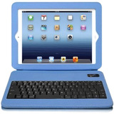 ALURATEK Aluratek Keyboard/Cover Case (Folio) for iPad - Sky Blue