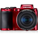 Samsung WB100 16.2 Megapixel Compact Camera - Red - ECWB100ZBARUS