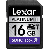 LEXAR MEDIA, INC. Lexar Media Platinum II 16 GB Secure Digital High Capacity (SDHC)
