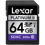 LEXAR MEDIA, INC. Lexar Platinum II 64 GB Secure Digital Extended Capacity (SDXC)
