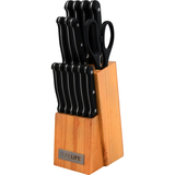 RAGALTA Ragalta 15pc Knife Block Set with Double Serrated Blades