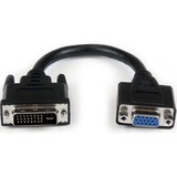 STARTECH.COM StarTech.com 8in DVI to VGA Cable Adapter - DVI-I Male to VGA Female