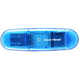 GEAR HEAD Gear Head CR3100MSDBLU USB 2.0 Flash Reader