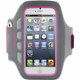 GENERIC Belkin Ease-Fit Plus Carrying Case (Armband) for iPhone - Gray, Pink, Day Glow