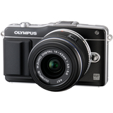 Olympus PEN E-PM2 16.1 Megapixel Mirrorless Camera (Body with Lens Kit) - 14 mm - 42 mm - Black V206021BU000
