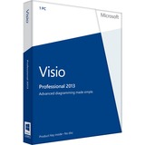 MICROSOFT CORPORATION Microsoft Visio 2013 Professional 32/64-bit - License - 1 PC