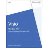 MICROSOFT CORPORATION Microsoft Visio 2013 Standard 32/64-bit - License - 1 PC
