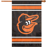 Party Animal Orioles Applique Banner Flag - AFBAL