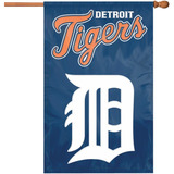 Party Animal Tigers Applique Banner Flag - AFDET