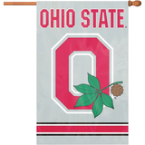 PARTY ANIMAL Party Animal Ohio State Block O Applique Banner Flag