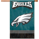 Party Animal Eagles Applique Banner Flag - AFPH