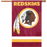 PARTY ANIMAL Party Animal Redskins Applique Banner Flag