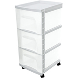 HOME PRODUCTS Homz Three Drawer Cart
