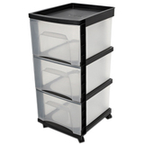 HOME PRODUCTS Homz Three Drawer Cart