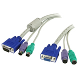 STARTECH.COM StarTech.com 10 ft 3-in-1 PS/2 KVM Extension Cable