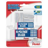 Pentel Hi-Polymer Non-Abrasive Latex-Free Erasers