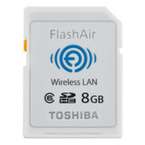 TOSHIBA Toshiba FlashAir PFW008U-1ABW 8 GB Secure Digital High Capacity (SDHC)