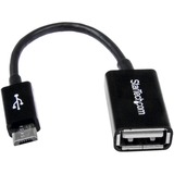 STARTECH.COM StarTech.com 5in Micro USB to USB OTG Host Adapter M/F