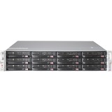 SUPERMICRO Supermicro SuperServer 6027R-E1R12T Barebone System - 2U Rack-mountable - Intel C602 Chipset - Socket R LGA-2011 - 2 x Processor Support - Black