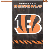 Party Animal Bengals Applique Banner Flag - AFBE