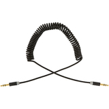 ACCELL Accell 3.5mm Stereo Audio Coiled Cable, Black 6ft.