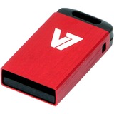 V7 V7 VU24GCR 4 GB USB 2.0 Flash Drive - Red
