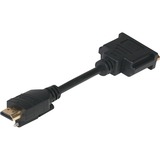 QVS QVS .5-Meter DVI Female to Locking HDMI Male Adaptor