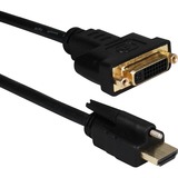 QVS QVS 1-Meter DVI Female to Locking HDMI Male Adaptor