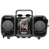 GRACE DIGITAL AUDIO Grace Digital ECOXGEAR Eco Terra GDI-AQ2SI61 ECOXGEAR Rugged and Waterproof Stereo Boombox (Black)