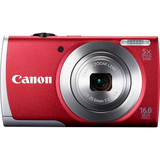 Canon PowerShot A2600 16 Megapixel Compact Camera - Red 8159B005